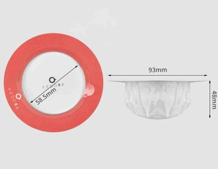 حزمة فلاتر اظرف للأكواب - قصة دائرية | Coffee filter for cups