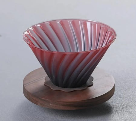 طقم تقطير متدرج اللون V60 - زجاجي | V60 Dripper Set 02