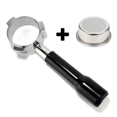 بورتافلتر مكشوف 54 ملم 3 عيون - خشبي | Portafilter Bottomless