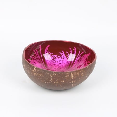 وعاء جوز الهند زخرفة داخلية لجمع البن و وزنه | 95 جرام