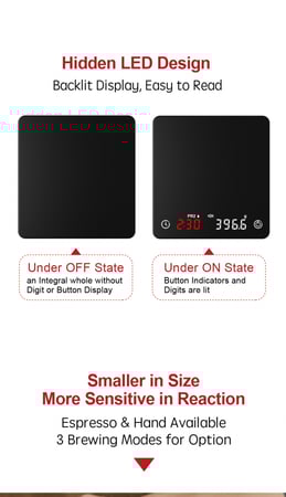 ميزان نانو بحجم اليد - اسود | Nano Scale