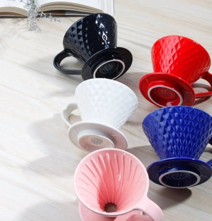 قمع الترشيح V60 سيراميك | مقاسات و الوان متعددة