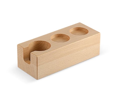 منظم و قاعدة خشبية مناسبة للتامبر و البورتافلتر | WOOD 3D