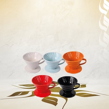 قمع تقطير V60 سيراميك - مقاس 02 | V60 Dripper