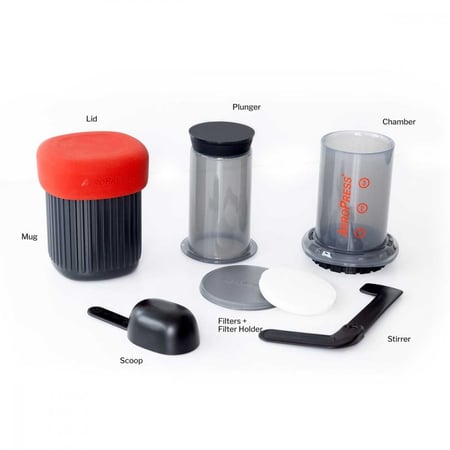 صانعة قهوة السفر قو - ايروبرس | AeroPress Go