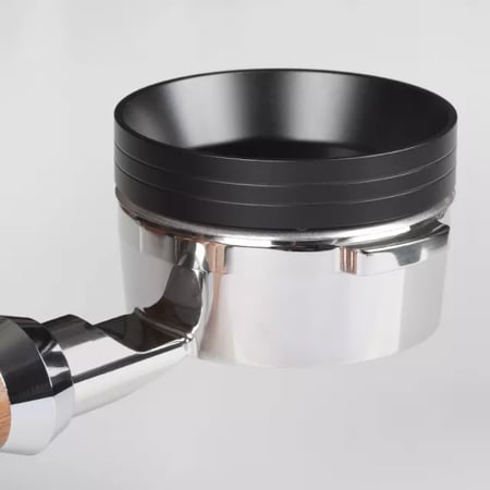 حلقة توزيع رينق قهوة المنيوم مع مغناطيس - اسود | RING