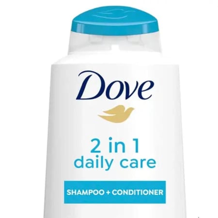 دوف شامبو + بلسم عناية يومية 2في1 تغذية للشعر الجاف - 590 مل