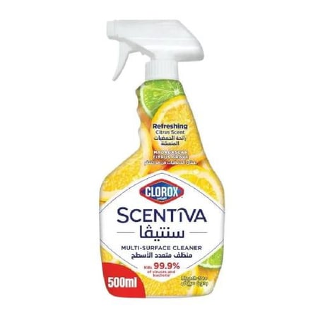 منظف متعدد الأسطح كلوركس سينتيفا برائحة بستان الحمضيات-500مل