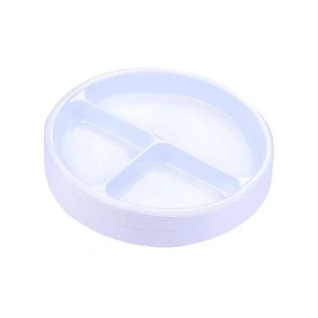 صحن بلاستيك رقم 22 مقسم 50 حبة من بلاسكو