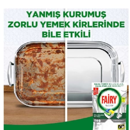 أقراص فيري بلاتينيوم لغسالة الصحون - 50 حبة