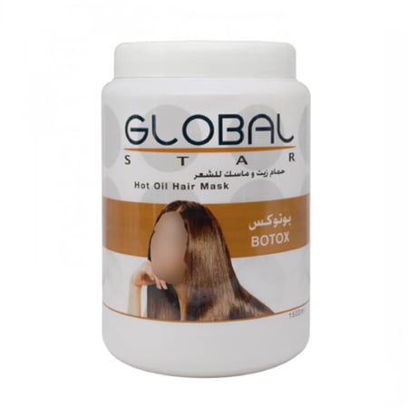 جلوبال ستار حمام زيت وماسك للشعر بوتوكس - 1500 مل