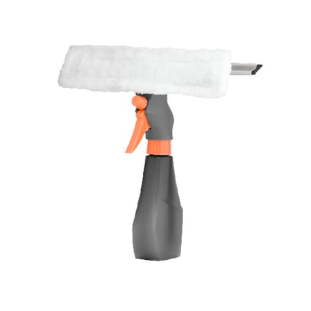 ممسحة زجاج عالية الكفاءة 3 في 1 سيليكون بخاخ ماء منشفة من الألياف