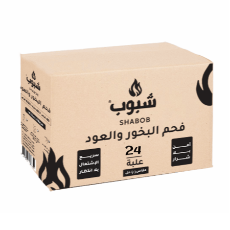 شبوب فحم البخور والعود سريع الاشتعال مقاس 40 مل - 40 قرص