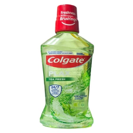 كولجيت غسول فم بلاكس بالشاي المنعش خالي من الكحول - 500 مل