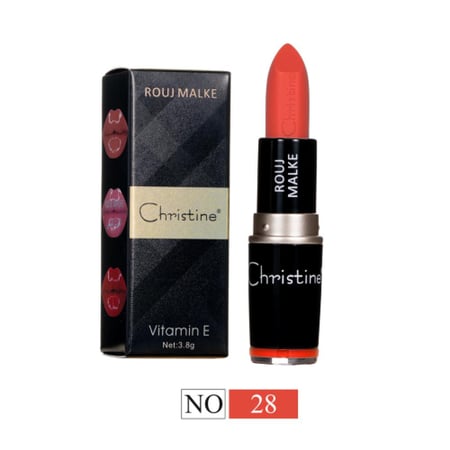 روج احمر شفاه ملكي رقم 28 من كرستين CH021