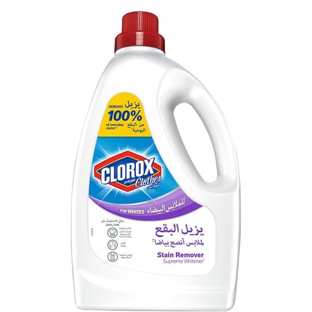 كلوركس مزيل بقع للملابس البيضاء 3 لتر
