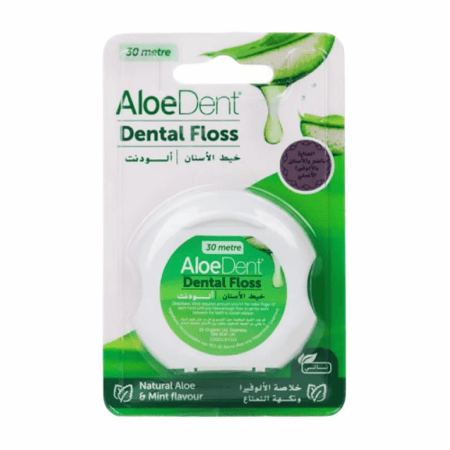 خيط تنظيف الأسنان بالنعناع والصبار الودنت  - 30 متر