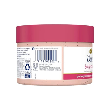 دوف مقشر الجسم بالرمان وزبدة الشيا - 298 جرام