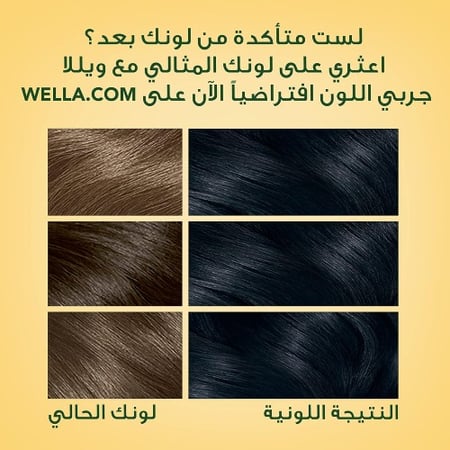 صبغة شعر ويلا سوفت كولور ناتشرال إنستنكتس خالية من الأمونيا 20 أسود