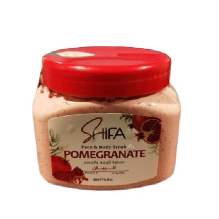 شفا صنفرة بخلاصة الرمان وفيتامين اي - 500 مل