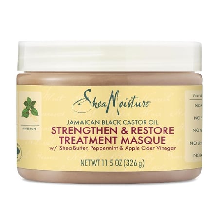 ماسك بزيت الخروع الأسود من شيا مويستشير لتقوية وتجديد الشعر - 326 غ