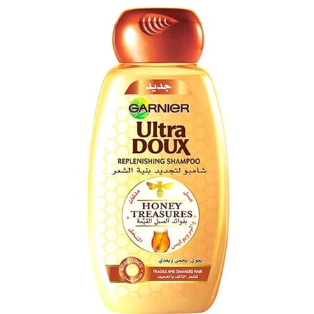 غارنييه شامبو الترا دو لتجديد بنية الشعر بفوائد العسل القيمة - 400 مل