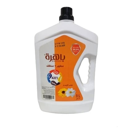 باهرة مطهر ارضيات عطر الأزهار - 3 لتر