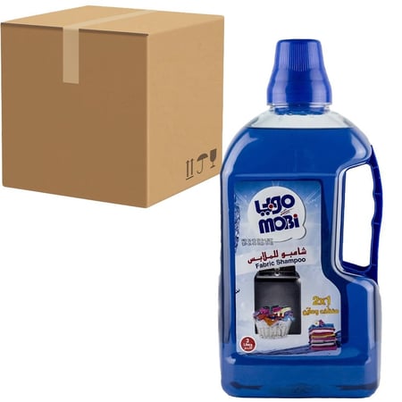 [كرتون] شامبو ملابس موبي أزرق 3 لتر × 4 حبة