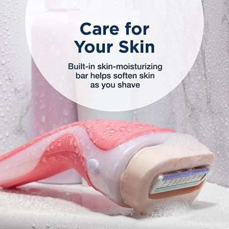 ماكينة حلاقة شيك مع الرغوه لتجديد الرطوبة مع ليمون بيري من  شيك انتويشن   - مقبض + رأسين