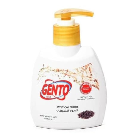 جنتو صابون سائل ايدي برائحة العود الشرقي - 200 مل