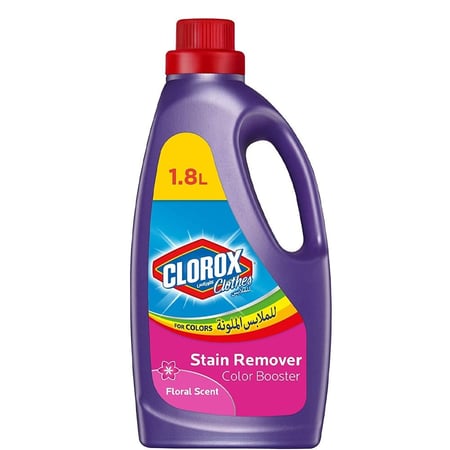 كلوركس مزيل بقع للملابس الملونة رائحة الزهور 1.8 لتر