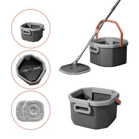 باهرة ممسحة الارضيات المطورة مربعة لتنظيف جميع الارضيات والجدران