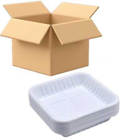 ريتكو صحن بلاستيك رقم 1 مربع