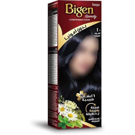 صبغة شعر بيجين سبيدي بدون أمونيا رقم 10 أسود طبيعي