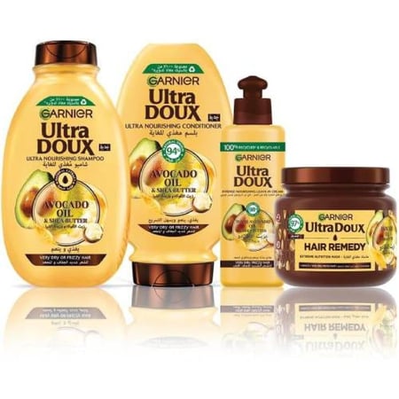 غارنييه شامبو ألترا دوكس بزيت الأفوكادو وزبدة الشيا - 200 مل