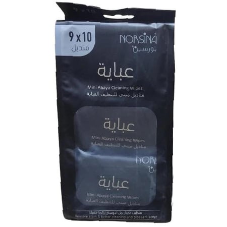 نورسينا مناديل ميني لتنظيف العباية 10×9