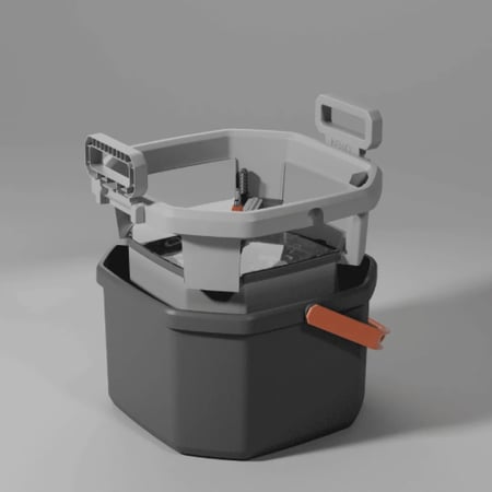 باهرة ممسحة الارضيات المطورة مربعة لتنظيف جميع الارضيات والجدران