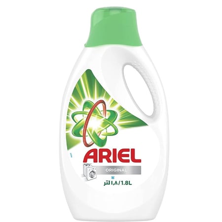 اريال منظف باور جل للغسالة الاوتوماتيكية برائحة اصلية 1.8 لتر