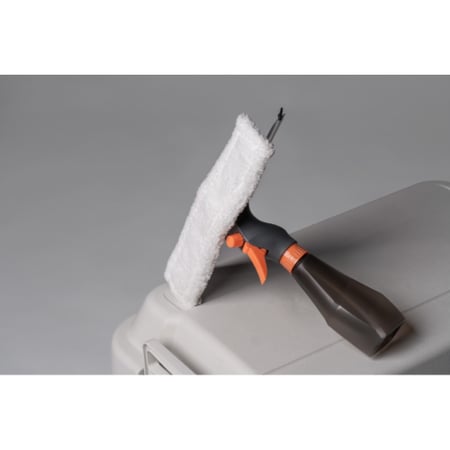 باهرة بخاخ ماء مدمج 3 في 1 وممسحة زجاج ومنشفة لتنظيف النوافذ