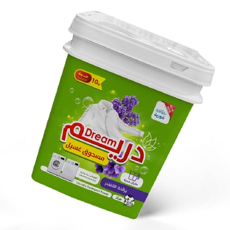 دريم مسحوق غسيل الملابس مركز للغسالات العادية والأتوماتيك برائحة الافن
