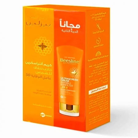 بيزلين كريم واقي شمس حاجب شفاف للشمس 1+1 - 60 مل