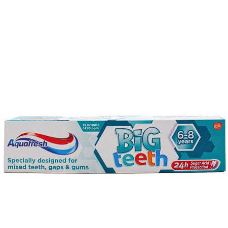 اكوافريش معجون أسنان للأطفال 8-6 عام 50 مل