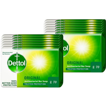 ديتول صابون مكعبات الأخضر 70 جم 12 حبة