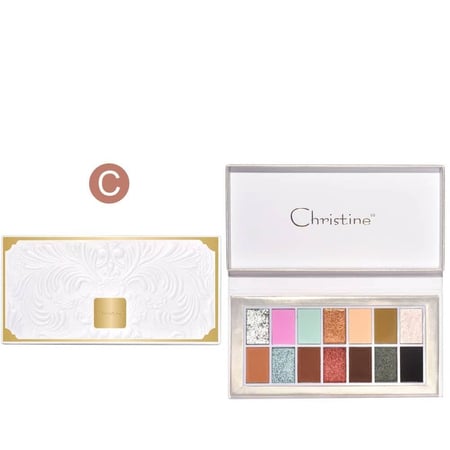 ظلال عيون 14 لون × 1.5 جم من كرستين C