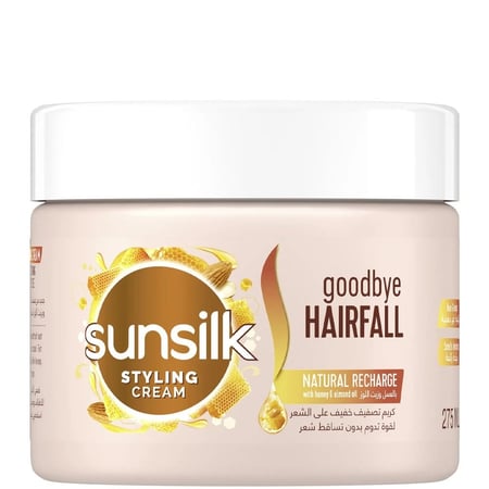 كريم شعر صانسيلك تصفيف الشعر بالعسل وزيت اللوز 275 مل