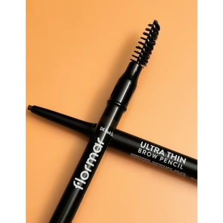 قلم حواجب الترا ثين بني داكن من فلورمار - 04 Flormar Ultra Thin Brow Pencil Brown