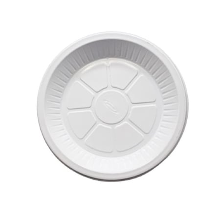 صحن بلاستيك الخليج مدور رقم 18 سادة 50ح×10