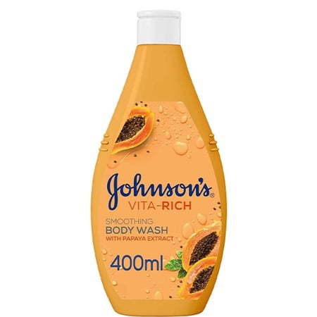 جونسون سائل استحمام للجسم بخلاصة البابايا - 400 مل
