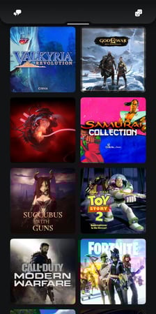 حساب العاب مدفوعة سوني فايف و فور يوجد به 86 لعبة