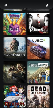 حساب العاب مدفوعة سوني فايف و فور يوجد به 86 لعبة